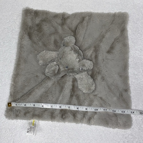 Kellytoy Lovey Blanket Gray Elephant Security K Luxe Plush Baby Toy - Picture 3 of 4